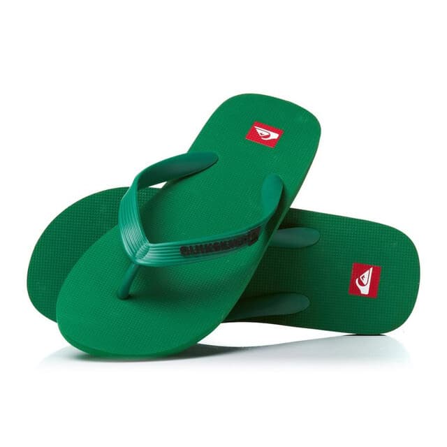 Quiksilver Molokai Mens Beach Sandals Flip Flops - Green