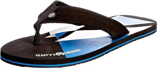 Henri Lloyd Men's Sands Black Morning Cloud Sandal